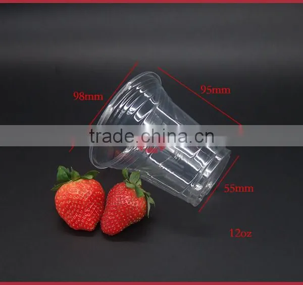 12oz High Transparent Disposable Plastic PET Cup for Cold Drink photo-2