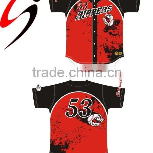 Sublimation Baseball Shirt photo-5