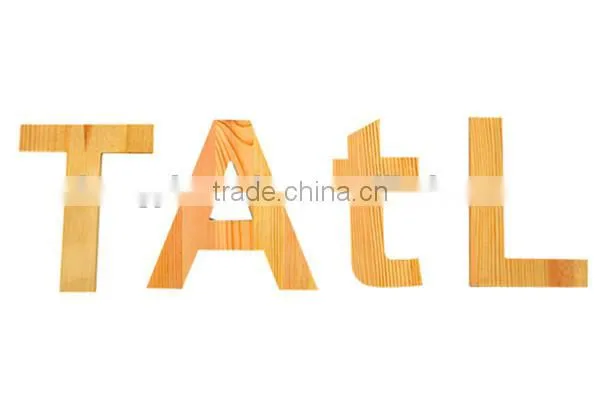 Trade Assurance Custom Beautiful Design Room Decoration Love Punching Standing Wooden Letters Word