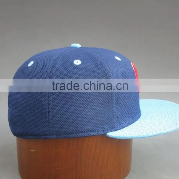 BSCI Custom Diamond Polyster Fabric Snapback Cap With 3D Embroidery Logo photo-5