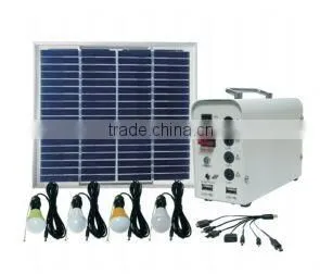 Hot Sale Home Application Solar Camping dc Fan Light System photo-2
