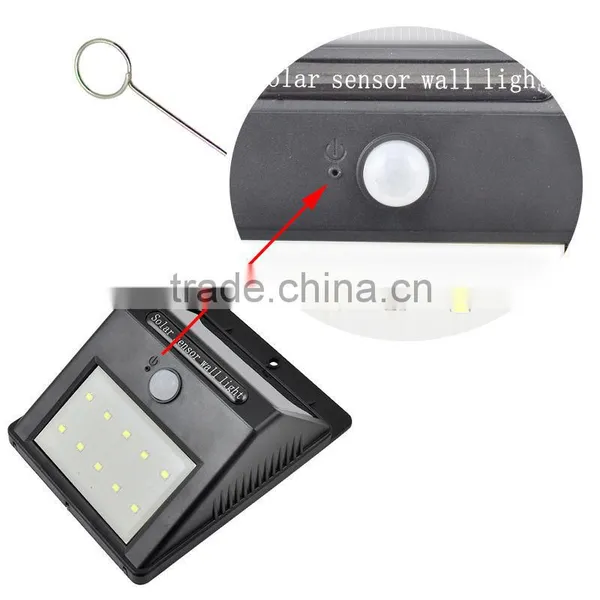 400 Lumen Wireless 46 LED Solar Motion Sensor Light Outdoor Wall Garden Lamp photo-3