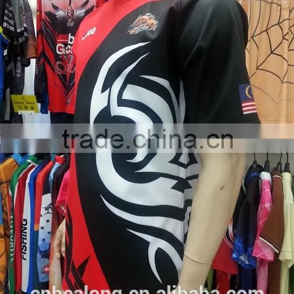 Sublimation Red Color Rugby Jersey New Style Rugby Kit Custom Rugby Uniforms Shirts photo-3