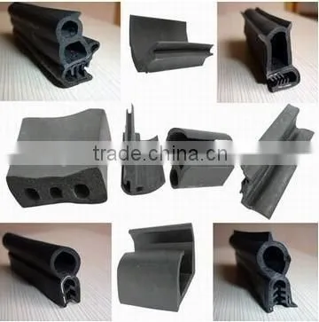 Black Rubber Strips/Auto Adhesive Rubber Seal Strip photo-3