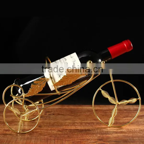 High Quality Decoration Home Wine Bottle Holder / Iron Wine Rack