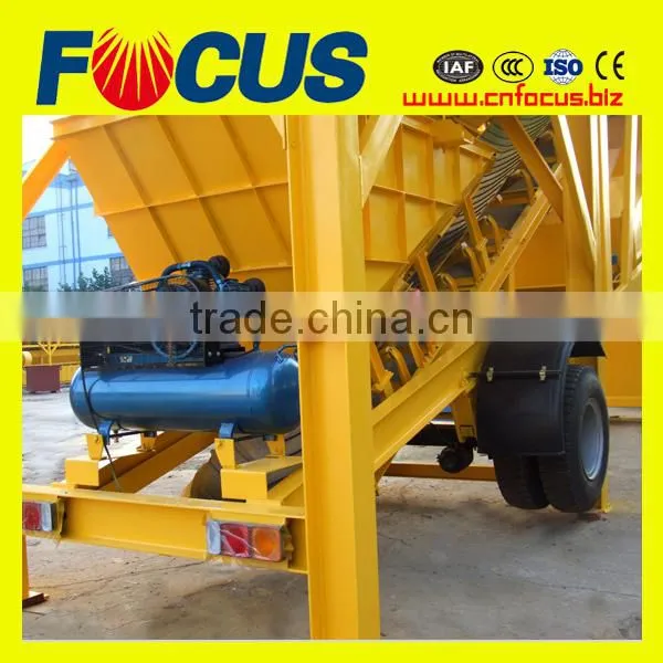 Mobile Concrete Batching Plant, Yhzs75 Mobile Ready Mixed Concrete Plant With Sicoma Mixer photo-4