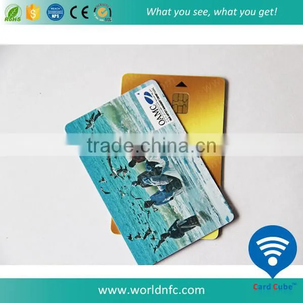 Contact IC Card With SLE5542 With CMYK Offest Printing photo-3