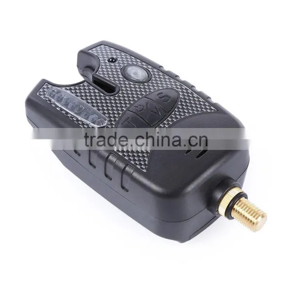 8 LEDs Water Resistant Adjustable Tone Volume Sensitivity Fishing Sound Alert Bite Alarm photo-3