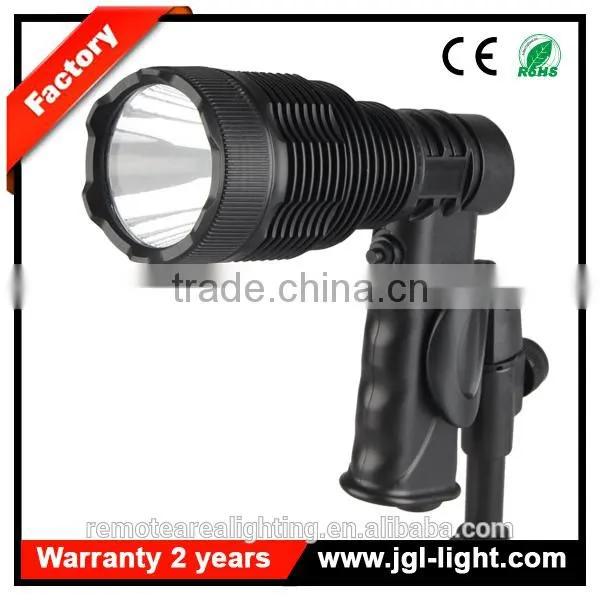 Guangzhou Hunting Tools High Quality Tools CREE 10W Rechargeable Led Searchlight With Carry Pourch 5JG-T61-600 photo-4