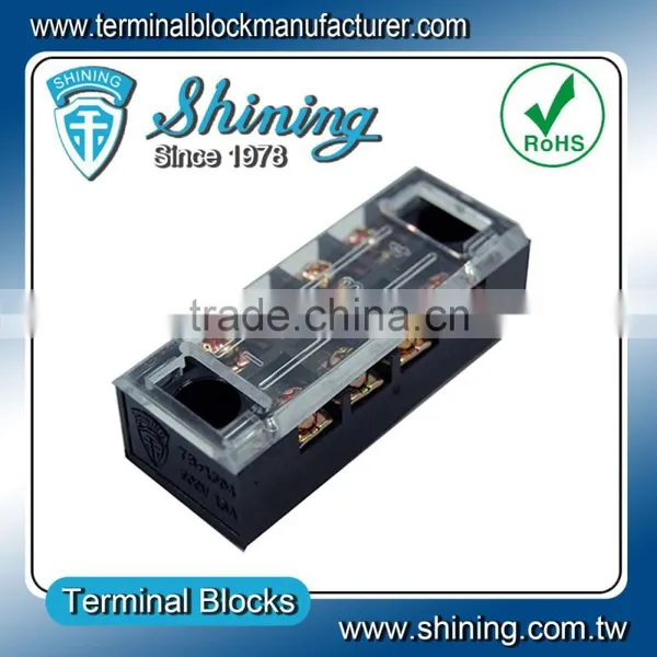 TB-1504 Insulated Fixed Type 600V 15A 4 Pin Screw On Cable Connector photo-4