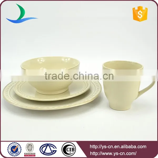 New Product Embossed Fashion Ceramic Turkish Dinnerware photo-3