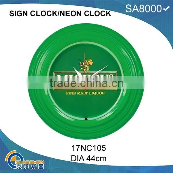 17 Inch Neon Light Wall Clock photo-4