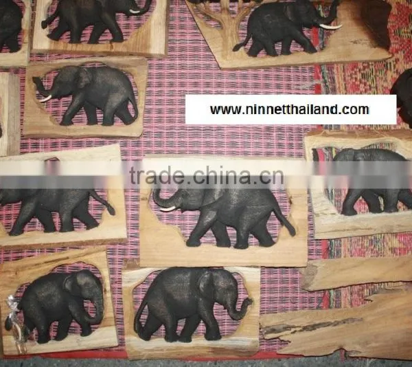 Wood Carved Elephant
