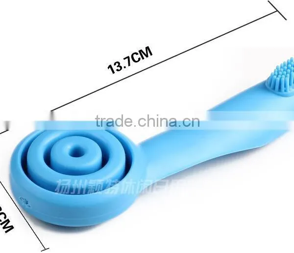 CY105 Pet Cleaning Brush Snail Shape Doggy Cat Lollipop Toothbrush photo-3