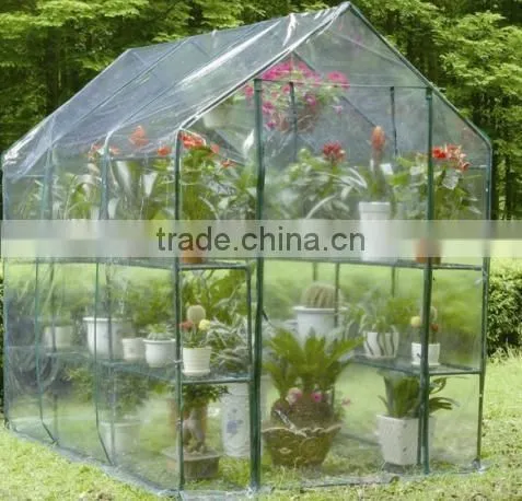 Plastic Cover Garden Used Mini Green Houses for Sale photo-3