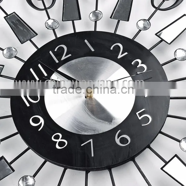 Metal Wall Digital Clock With Eye and Mirror photo-4