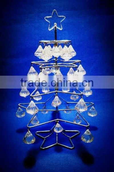 Acrylic Pearls & Metal Lighted Hanging Display Rack/shelf for Table Decoration photo-4