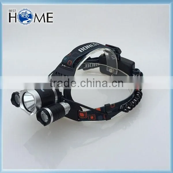 Adjustable Lamp Holder 6000 Lumen L2 LED Headlamp Waterproof 3 Light 3 Light Led Headlamp photo-4