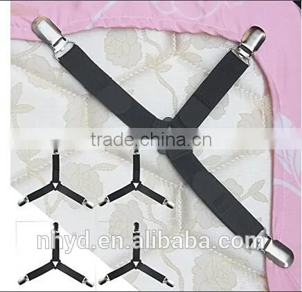 3-way triangle model bed sheet cover metal clips bed sheet fasterner bed sheet gripper bed sheet holder
