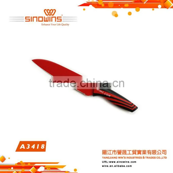 A3418 New Design Hot Sale High Quality 5pcs Stainless Steel Knife Set With Non-stick Coating photo-2