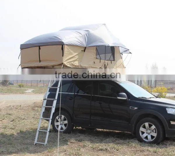 Outdoor Mini Camper Roof Trailer Pop up Roof Tent photo-4