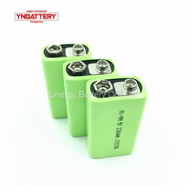 NI-MH Battery 6F22 Size 9v Rechargeable 230mAh Low Self-discharge Battery photo-3