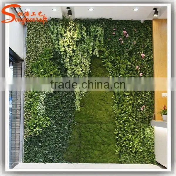 2017 Guangdong DIY Fake Vertical Garden Materials Plant Wall Used Artificial Grass photo-2