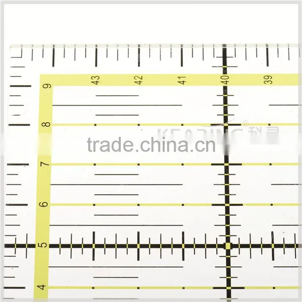 Kearing Metric Patchwork Rulers 45 x 10 cm Rigid Plastic Sew Design Quilt Template# KPR4510 photo-5