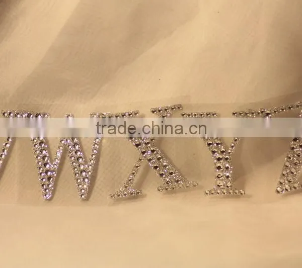 3D Glitter Crystal Stone Letters Laptop Stickers photo-5