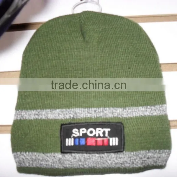 Camo Pattern Winter Knitted Beanie Hat photo-4