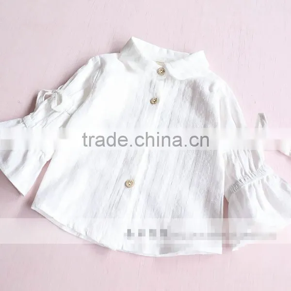 1-5 Years Wholesale 2017 New Autumn Cotton Full Sleeves Kids Girls Blouse photo-5