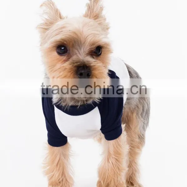 Cotton Polyester Raglan Sleeve t Shirt Dog Clothes for Europe photo-2