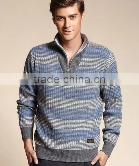 2017 Newest Scarf Pullover Design Nylon Men Sweater With Best Price photo-2