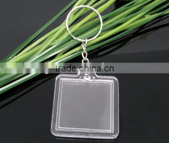 Key Chain With Transparent Acrylic Picture Frames Keychain photo-3