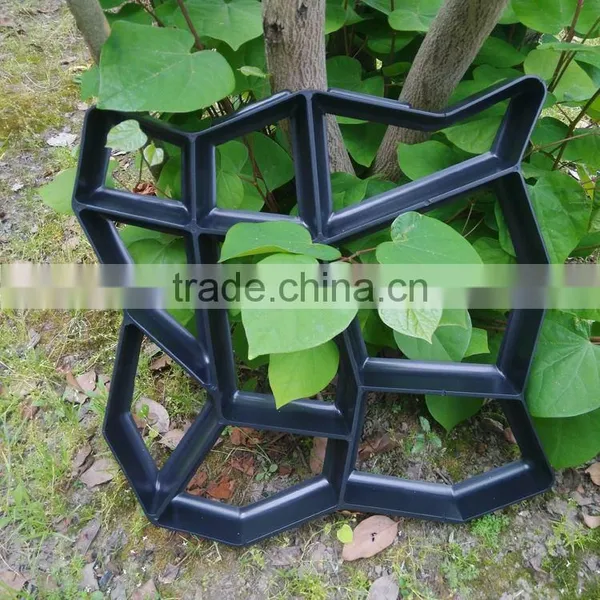 Popular Garden Path Plastic Concrete Pavement Mould DIY Garden Tools for Making a Pathway Pavement Pattern Maker photo-3