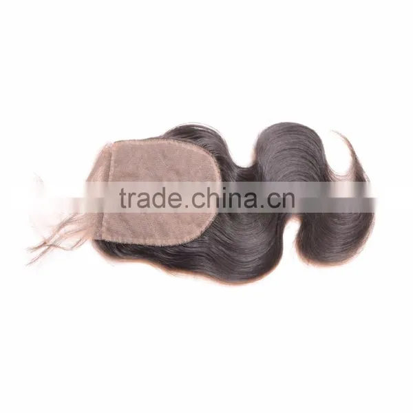 China Wholesale Market 100 Human Hair Cheap Brazilian Hair Lace Closure photo-4
