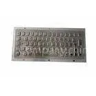 64 Key Industrial Metal Keyboard , 8kV By Air Contact , 5kv By Direct Contact