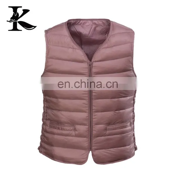 Sleeveless Down Vest Filled Jacket For Women photo-2