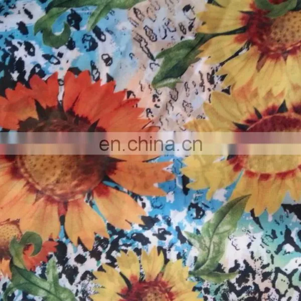 New Style Print Polyester Fabric Chiffon Free Sample For Woman Garment photo-5