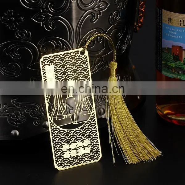 Factory Direct Sale Promotional Gifts Gift Set Metal Hollow Out Bookmark Suit Wholesale photo-3