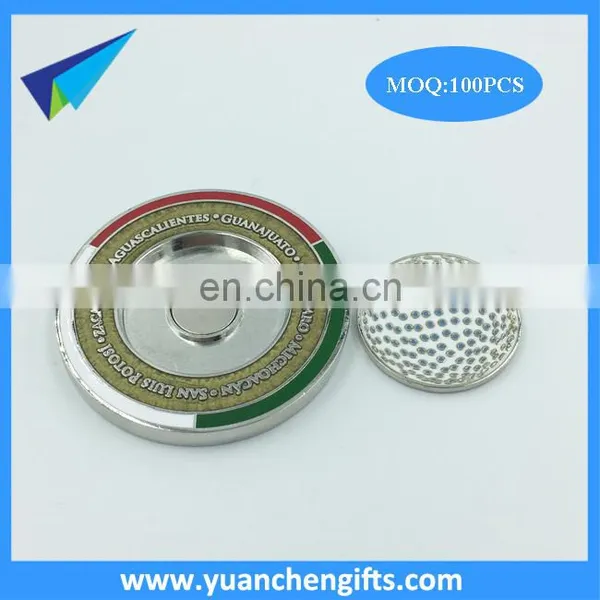 Zinc Alloy Hard Enamel Magnetic Poker Chip Ball Marker 45mm photo-4