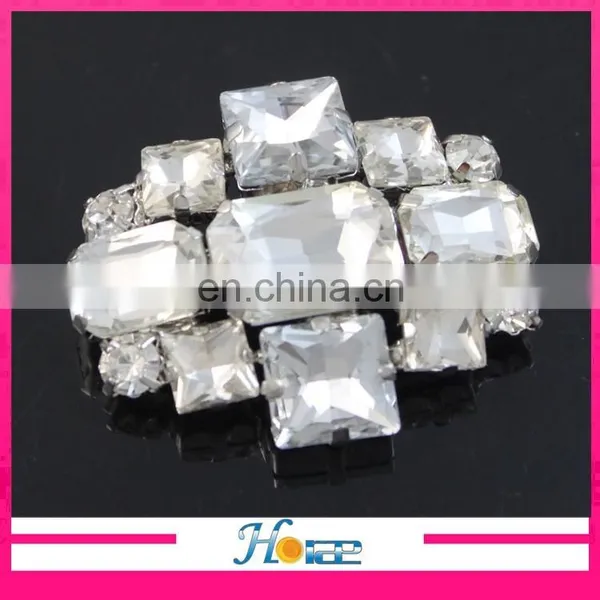 Decorative Cheap Handmade Rhinestone Crystal Shoe Clip photo-6