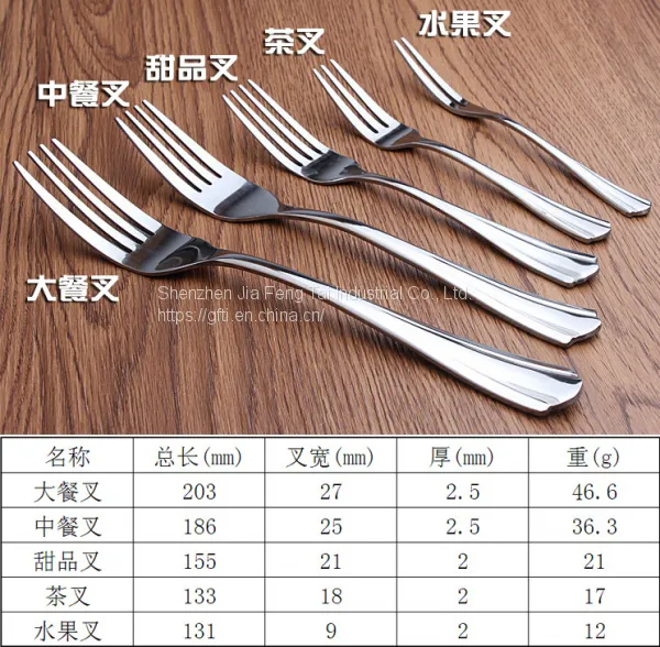Stainless Steel Embossed Western Food Knife, Fork and Spoon Set photo-4