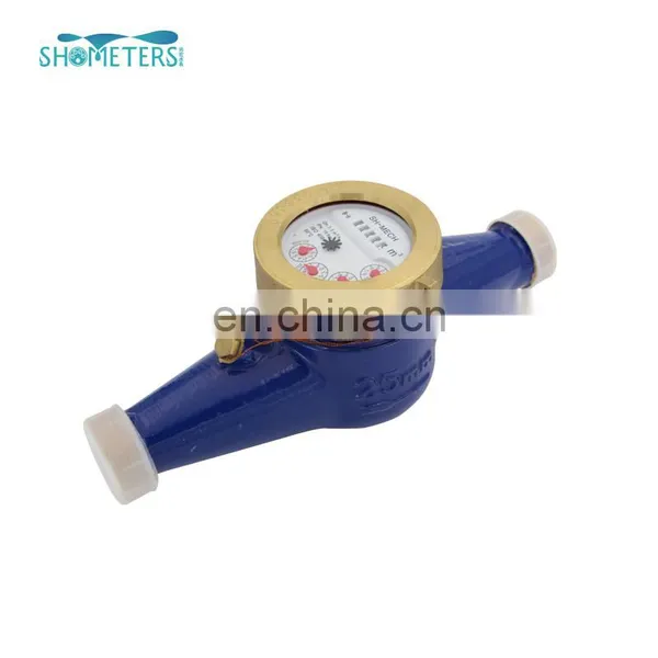 Competitive Price Brass Domestic MJ Water Meter With Pulse Output photo-6