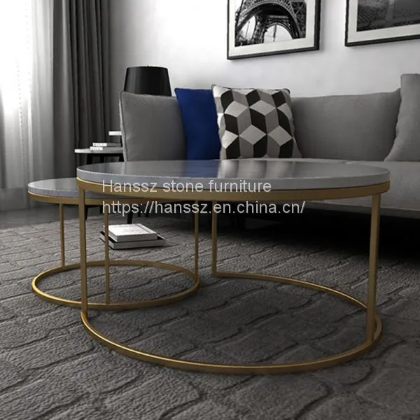 High Quality Marble Coffee Table Marble Center Table for Furniture photo-3