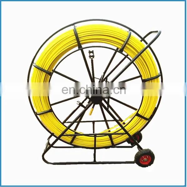 Good Strength Fiber Cable Duct Snake, Cable Snake Rodders, Cable Push Rod With Wheels photo-6