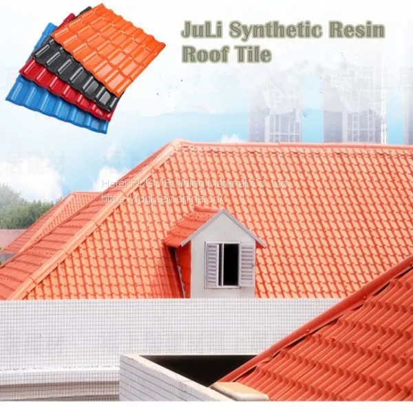 Colorful Plastic Synthetic Resin PVC Roof Tiles/Roof Shingle for Villa ASA PVC Spanish Roofing Sheet photo-3
