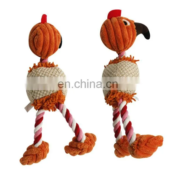 Interactive Wholesale Birds Shape Pet Toys Chew Squeak Toy Dog Plush photo-4