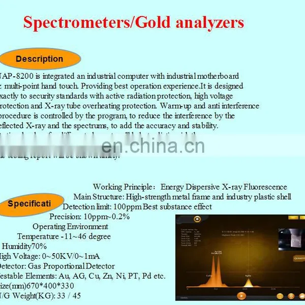 NAP8200 XRF Gold and Silver Purity Tester Gold and Silver Testing Instrument photo-3