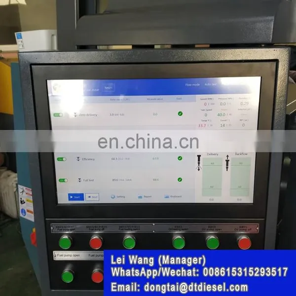 DONGTAI CHINA SUPPLY CR918 Самый передовой стенд для проверки форсунок системы Common Rail photo-6